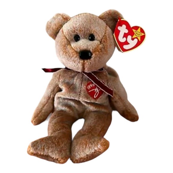 TY Beanie Baby 1999 SIGNATURE BEAR Original Vtg Retired Collectible Rare Errors - Picture 5 of 11